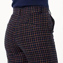 TWRHLL by Christie Brinkley Comfort Wool-Blend Wide Leg Trouser