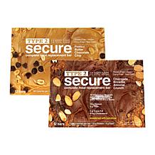 Type 2 Secure Complete Meal Replacement Bars with Sucralose - 24-count