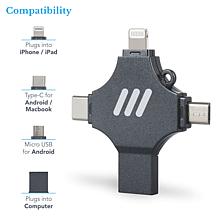 Ultimate Backup 128GB 4-in-1 Backup Device with Anti-Virus