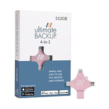 Ultimate Backup 4-in-1 512GB Backup Device with Antivirus