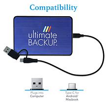 Ultimate Backup 500GB SSD Backup Solution with Antivirus