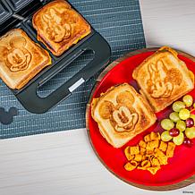 Uncanny Brands Disney Mickey and Minnie Mouse Sandwich Maker