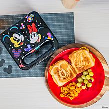 Uncanny Brands Disney Mickey and Minnie Mouse Sandwich Maker
