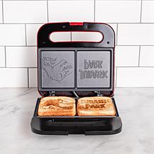 Uncanny Brands Jurassic Park Grilled Cheese/Panini Press, Opens 180º