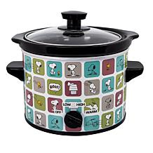 Uncanny Brands Peanuts Snoopy & Woodstock 2-Quart Slow Cooker