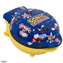 Uncanny Brands Sonic the Hedgehog Mini Waffle Maker - Sega Kitchen