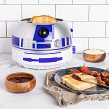Uncanny Brands Star Wars R2-D2 Deluxe Toaster Lights Up w/ Sounds