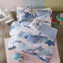 Urban Habitat Kids Cloud Cotton Printed Comforter Set Blue Full/Queen