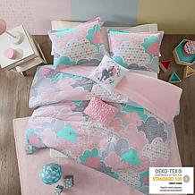 Urban Habitat Kids Cloud Cotton Printed Comforter Set Pink Full/Queen