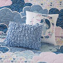 Urban Habitat Kids Cloud Cotton Reversible Coverlet Set, Blue - Twin