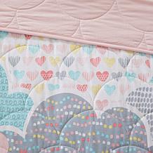Urban Habitat Kids Cotton Reversible Coverlet Set, Pink - Full/Queen