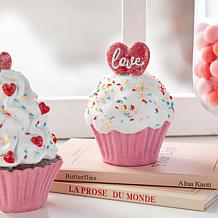 Valentine's Table Decor Cupcakes 2-piece Set