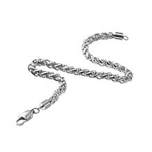 Van Heusen Men’s Stainless Steel Wheat Chain Bracelet