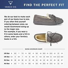 Vance Co. Men's Moccasin Slipper