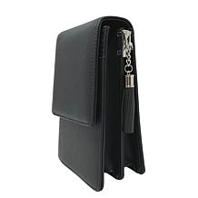 Vegan Saffiano Leather Crossbody Purse