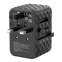 Verbatim UTA-05 Gan III Universal Travel Adapter 65W – USB-C, USB-A