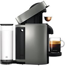 VertuoPlus Coffee   Espresso Single-Serve Machine in Gray and Aeroc...