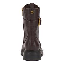 Vince Camuto Becinda Lace-Up Moto Boot