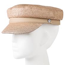 Vince Camuto Faux Straw Conductor Hat