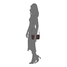 Vince Camuto Letta Whipstitch Leather Crossbody