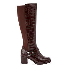 Vince Camuto Zennia Wide Calf Tall Boot with Stretch Back