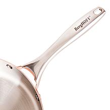 Vintage Polished Tri-Ply Copper Deep Skillet 8"