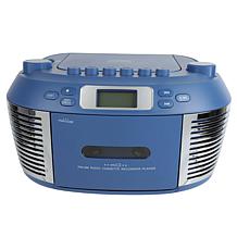 Vivitar Retro Boombox with Bluetooth, CD, Cassette & AM/FM Radio