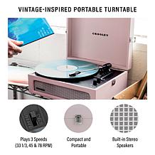 Voyager Bluetooth Vinyl Record Player - Amethyst