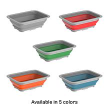 Wakeman Outdoors 10L Collapsible Portable Wash Basin, Blue