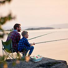 Wakeman Outdoors 10L Collapsible Portable Wash Basin, Blue