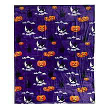 Warm & Cozy Halloween Plush Throw