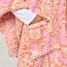 Warm & Cozy Sherpa Zip Angel Wrap