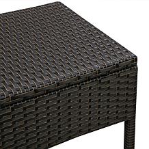 Well Traveled Living Bern Balcony Chat Set In Mocha Wicker