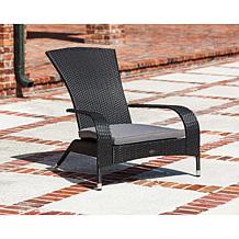 Well Traveled Living Black Coconino Wicker Chair