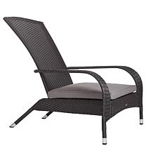 Well Traveled Living Black Coconino Wicker Chair
