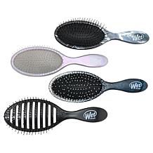 Wet Brush 4-piece Holographic Garden Chrome Detangler Set 