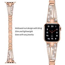 WFG Dressy Fan Design Metal Band for Apple Watch 40mm