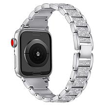 WFG Metal Band with Crystal for Apple Watch 42/44/45mm