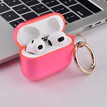WFG Protective TPU Case with Golden Keychain for Apple AirPod 3rd Gen