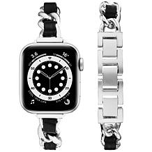 WFG Slim Metal Chain Bracelet Band for Apple Watch 38/40/41mm