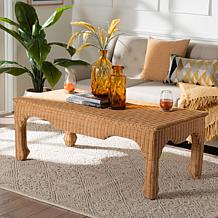 Wholesale Interiors bali and pari Abena Rattan Coffee Table Rectangle