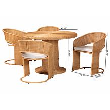 Wholesale Interiors bali and pari Akiko Rattan Dining Set