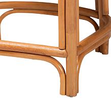 Wholesale Interiors bali and pari Aria Rattan Counter Stool w/Cushion
