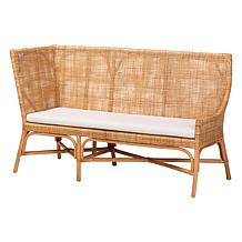 Wholesale Interiors bali and pari Baako Rattan Dining Bench Set