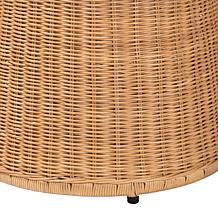 Wholesale Interiors bali and pari Caroline Rattan End Table -  Round