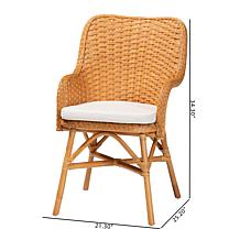 Wholesale Interiors bali and pari Celsie Rattan Dining Chair