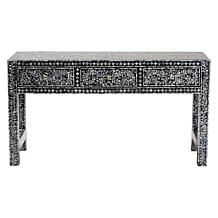 Wholesale Interiors bali and pari Elara Coastal Capiz 3 Drawer Console