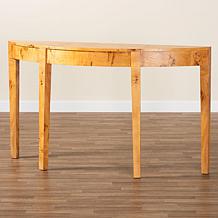 Wholesale Interiors bali and pari Jihan Modern Wood Half Moon Console