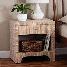 Wholesale Interiors bali and pari Julia Bohemian Woven Nightstand