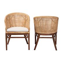 Wholesale Interiors bali and pari Lumajang Bohemian Rattan Chair Set